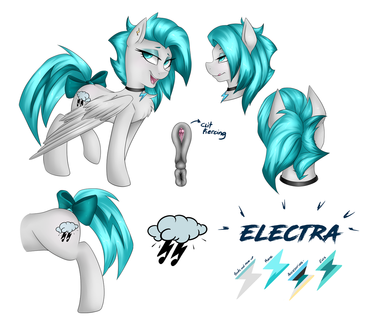 Electra Bolts reference sheet (NSFW)