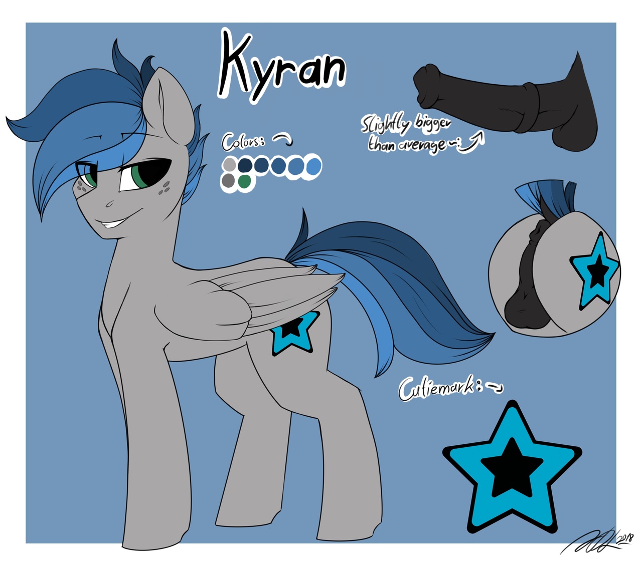 Kyrans reference sheet (NSFW)