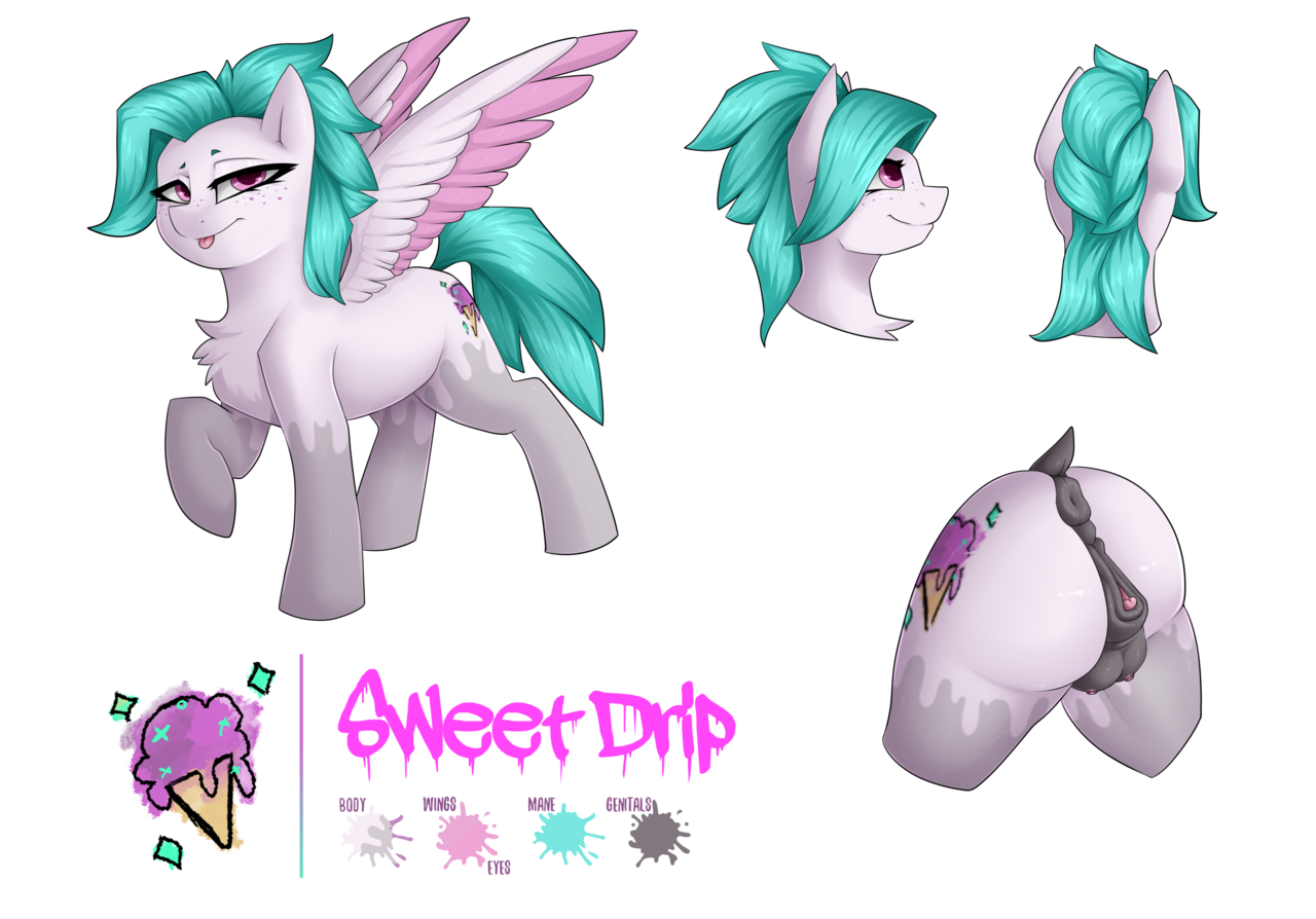 Sweet Drip's reference sheet (NSFW)